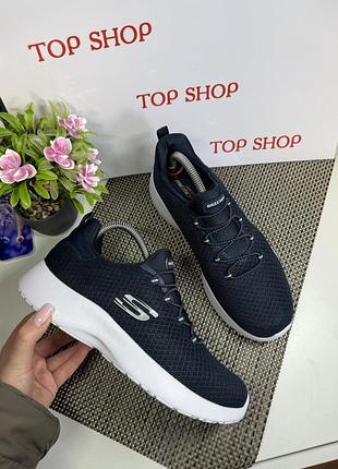 Оригинальные кроссовки легкие без шнуровки skechers
