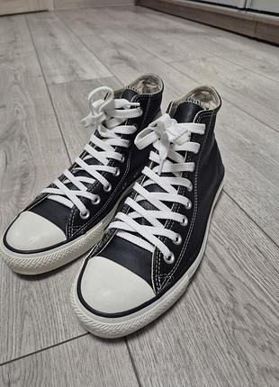 Шкіряні кеди converse chuck taylor all star,40 розмір