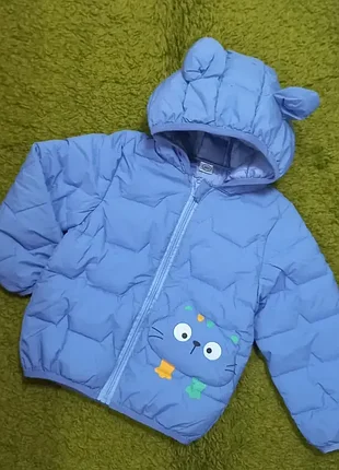 Дитяча куртка. блакитна.  унісекс. 120