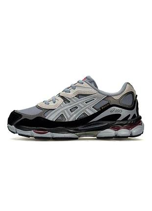 Теплые кроссовки женские asics gel-nyc, термо кроссовки ассикс водоотталкивающие, осень-зима