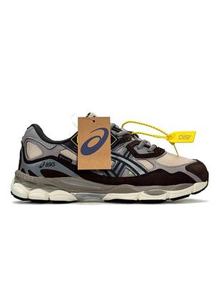 Теплые кроссовки женские asics gel-nyc, термо кроссовки ассикс водоотталкивающие, осень-зима