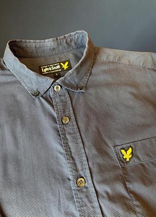 Чоловіча сорочка lyle & scott оригінал (розмір l)