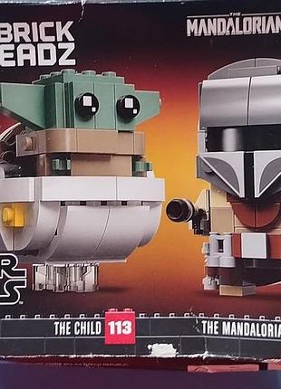 🚨уцінка 🚨 (примята коробка)конструктор lego star wars мандалорець і дитя (75317)