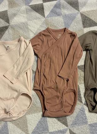 Набір бодіків h&m 62 р. (2-4 міс)