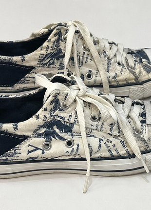 Кеди converse all star з принтом, низькі, розмір 41/25,5 см