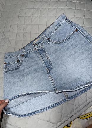 Джинсова спідниця levi’s