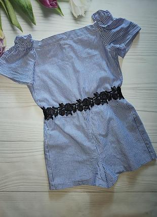 Комбінезон комбез ромпер в смужку river island