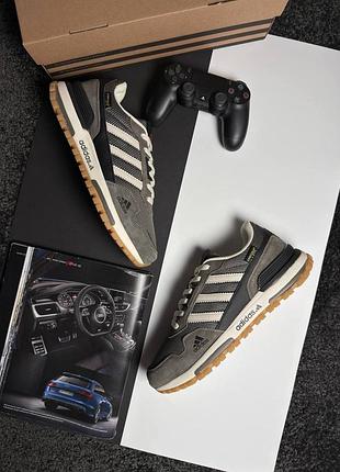 Чоловічі кросівки adidas zx 700 c olive black