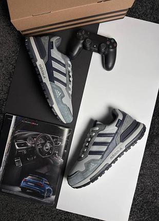 Чоловічі кросівки adidas zx 700 c grey navy