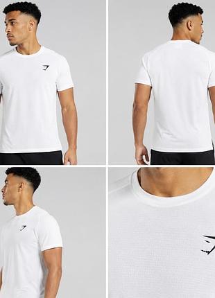 Футболка gymshark оригінал | чоловіча | розмір l xl | біла