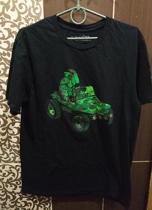 Мужская,женская футболка gorillaz geep buggy camo merch 2023 band tee black originals
