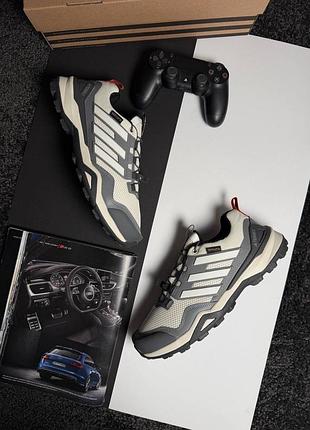 Чоловічі кросівки adidas terrex skychaser beige grey
