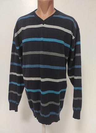 Пуловер кофта натуральна котон xl/xxl ог 126-140 см