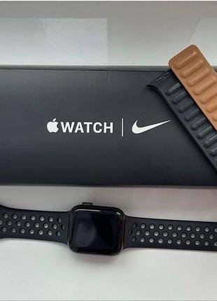 Apple watch se nike+ 40mm space gray (темно-сірий)