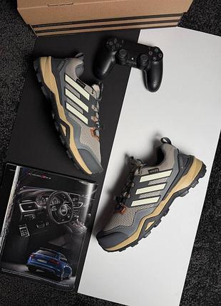 Чоловічі кросівки adidas terrex skychaser grey beige