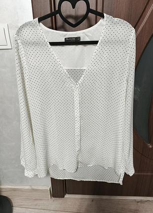 Шовкова блуза massimo dutti