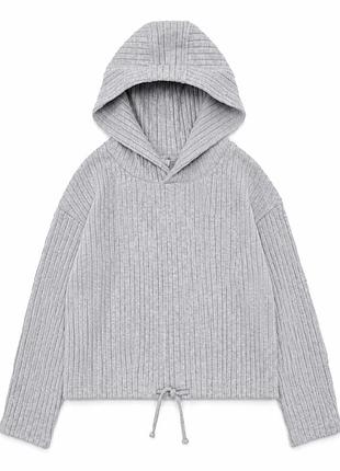Худі для дівчинки c&a в рубчик кофта з капюшоном bs001561