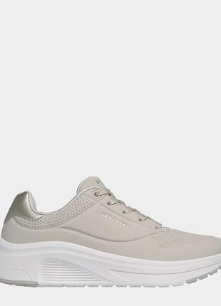 Оригінальні жіночі кросівки skechers / кросівки скечерс бежевого кольору