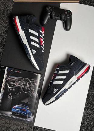 Чоловічі кросівки adidas zx 700 black white red