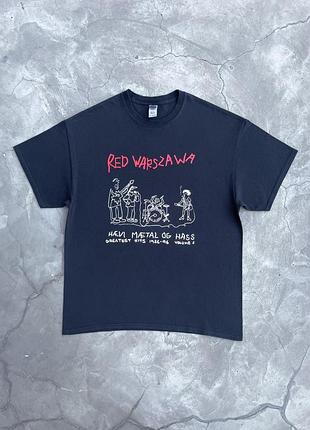 Red warzsawa: danish heavy-metal band. album promo t-shirt