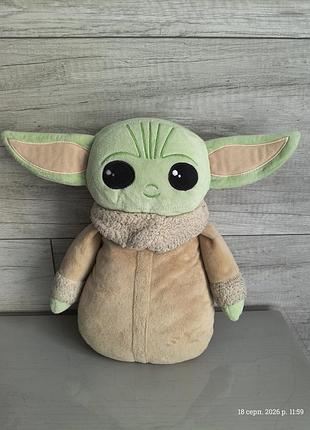 Мягкая игрушка малыш йода грога звездные войны мандалорец star wars grogu mandalorian mattel.