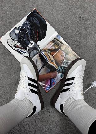 Adidas samba black white 9
