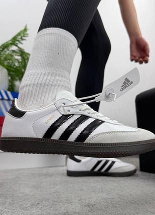 Adidas samba black white 4