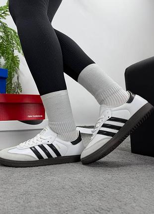 Adidas samba black white 5