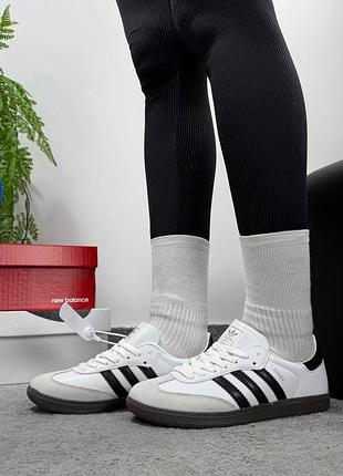 Adidas samba black white 3