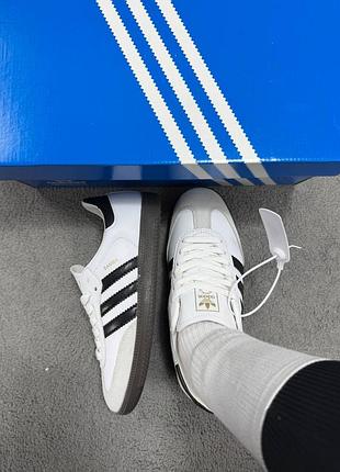 Adidas samba black white 8