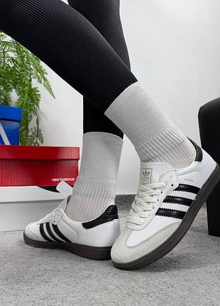 Adidas samba black white 7