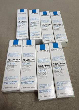 Набор лот пробников la roche-lossy toleriane dermallergo creme