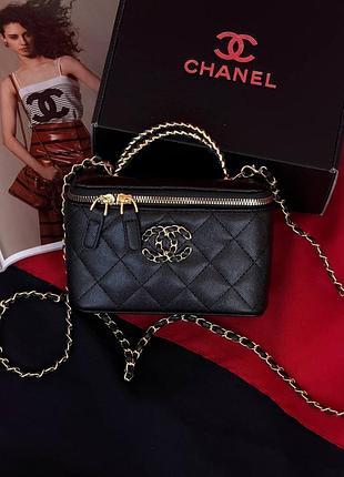 Chanel vanity case black/white 🖤🤍