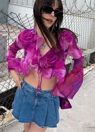 Новая женская блуза-топ bershka
