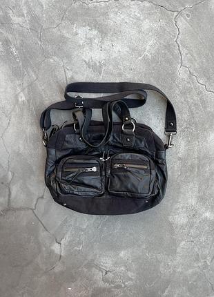 Noa noa: leather & canvas bag