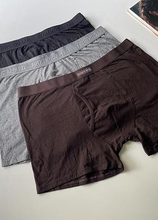 3 шт набір боксерів з бавовни та модалу primark