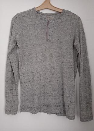 Свитшот хлопок h&amp;m серый