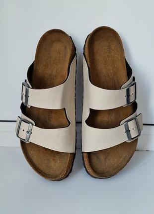 Жіночі шкіряні шльопанці birkenstock розмір 42