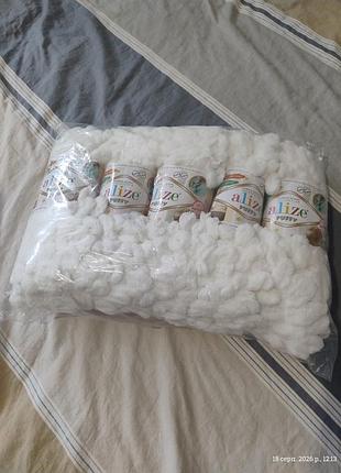 Нитки alize puffy