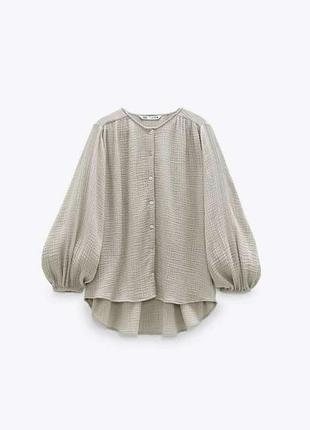 Муслінова сорочка блузка zara