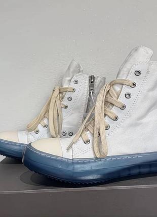 Rick owens drkshdw ramones low ice blue