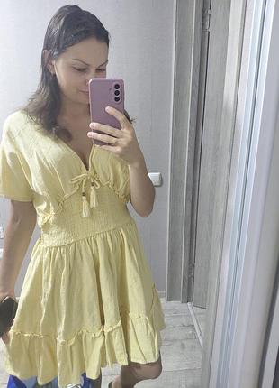 Платье натуральный муслин хлопок