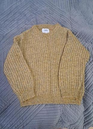 Свитер вязаный zara