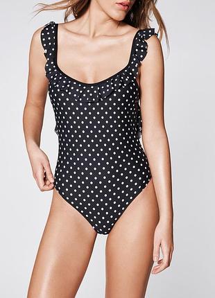 Купальник в горошок calzedonia