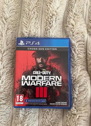 Диск call of duty: modern warfare iii — cross-gen edition для ps4