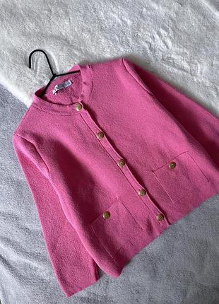 Рожевий кардиган zara