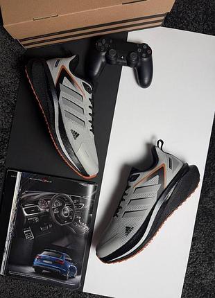Чоловічі кросівки adidas duramo speed light grey black