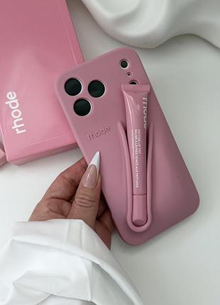 Рожевий чохол rhode ribbon на iphone 11,11 pro,12,12pro,13.,11 pro max,16,17,17 pro