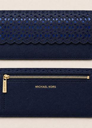 Новий оригінальний гаманець michael kors desi saffiano leather, admiral, з бірками