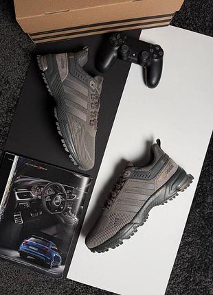 Чоловічі кросівки adidas marathon brown grey